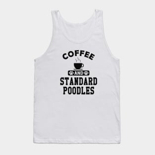 Standard Poodle Dog - Coffee and standard poodles Tank Top